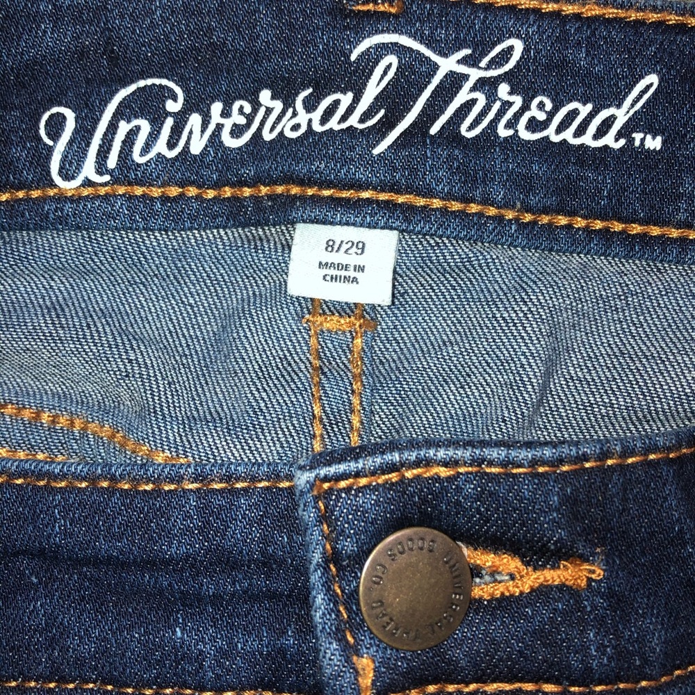 Dark Denim Mini Skirt